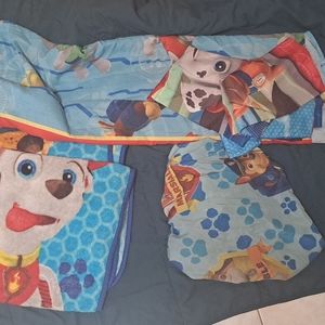 Paw Patrol full size sheets with soft paw Patrol throw